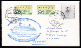 DEUTSCHE SCHIFFSPOST MS BERLIN REEDEREI DEILMANN A KREUZFAHRTEN 11.07.88 + - Other & Unclassified