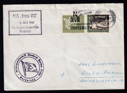 OSt. Norderney 5.9.62 + R4 M/S "Frisia VIII" 5. SEP. 1962 A.G. Reederei Norden- - Other & Unclassified