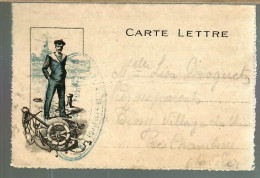 80628 -  Carte  Lettre  FM  Illustré MARIN - Militaria