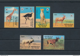 1978 Niger, Yvert N. 449-54, Animali In Pericolo - WWF,6 Valori - MNH** - Andere & Zonder Classificatie