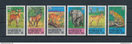 1979 Haute Volta, Yvert N. 488-93 , Animali In Pericolo - WWF, 6 Valori - MNH** - Otros & Sin Clasificación