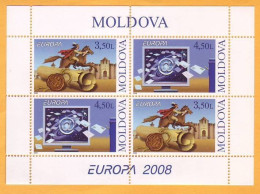 2008  Moldova Moldavie Moldau Europe CEPT - 2008. H-blatt   Mint - 2008