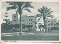 Am89 Cartolina Ex Colonie Tripoli Casa Littoria 1942 - Sonstige & Ohne Zuordnung
