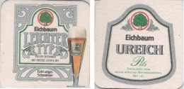5002809 Bierdeckel Quadratisch - Eichbaum Leichter Typ - Schankbier - Beer Mats
