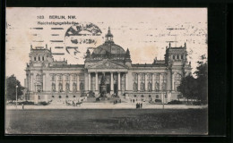 AK Berlin-Tiergarten, NW., Blick Auf Das Reichstagsgebäude  - Tiergarten