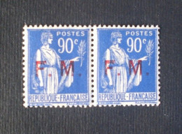 STAMPS FRANCIA 1929 FRANCOBOLLO DI FRANCHIGIA 50 CENT ROSSO MNH - Military Postage Stamps