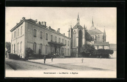 CPA Remiremont, La Mairie, L`Eglise  - Remiremont