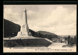 CPA Remiremont, Monument Aux Morts Pour La Patrie  - Remiremont