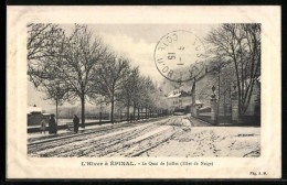 CPA L`Hiver A Epinal, Le Quai De Juillet  - Epinal