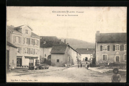 CPA Celles-sur-Plaine, Rue De La Tournelle  - Autres & Non Classés