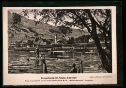 AK Nesselwang /Allgäu, Partie Am Badesee  - Autres & Non Classés