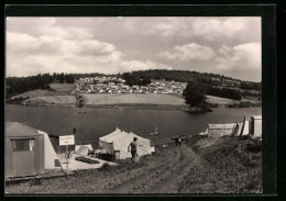 AK Pöhl /Kr. Plauen, Blick Zur Bungalowsiedlung An Der Rodlerabucht  - Poehl