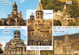 63-AUVERGNE EGLISES ROMANES-N°4004-B/0149 - Other & Unclassified
