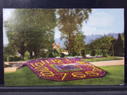 27150 . LOUVIERS .  LE JARDIN PUBLIC . L HORLOGE . OBLITEREE 1954 - Louviers