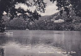 Cartolina Monticchio ( Potenza ) Lago Piccolo Con Badia - Potenza