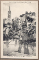 CPA 82 - REYNIES - Grand'Rue Georges Clémenceau - Les Grandes Inondations Du Midi 1930 - TB ANIMATION Personnages - Autres & Non Classés