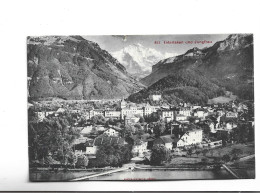 CPA INTERLAKEN  UND JUNGFRAUen 1908! (voir Timbre) - Interlaken