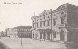 SCHIO-VICENZA-TEATRO CIVICO CARTOLINA SCRITTA MA  NON VIAGGIATA -DATATA 17-1-1918 - Vicenza