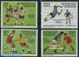 Togo 1986 Football Champions 4v (overprints), Mint NH, Sport - Football - Togo (1960-...)
