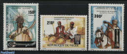 Niger 1985 European Music Year 3v, Mint NH, History - Performance Art - Afriqueeurope - Music - Sonstige & Ohne Zuordnung