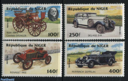 Niger 1984 Automobiles 4v, Mint NH, Transport - Automobiles - Cars