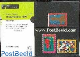 Netherlands 1995 PTT MAPJE 144, Mint NH, Art - Children Drawings - Unused Stamps