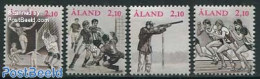 Aland 1991 ALAND GAMES 4V, Mint NH, Sport - Football - Sport (other And Mixed) - Ålandinseln