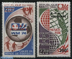 Mali 1974 Football Winners 2v, Mint NH, History - Sport - Netherlands & Dutch - Football - Aardrijkskunde