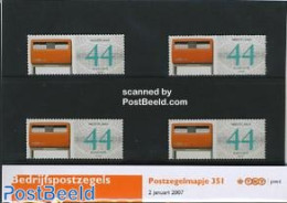 Netherlands 2007 Personal Business Stamp, Presentation Pack, Mint NH, Mail Boxes - Unused Stamps