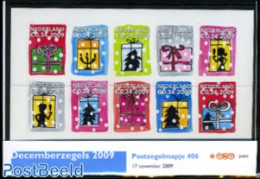 Netherlands 2009 Christmas 10v, Presentation Pack 406, Mint NH, Religion - Christmas - Unused Stamps