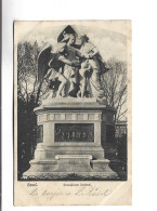 CPA BALE  STRASSBURGER DENKMAL  En 1904!(voir Timbre) - Basel