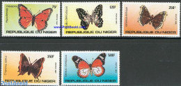 Niger 1983 Butterflies 5v, Mint NH, Nature - Butterflies - Niger (1960-...)