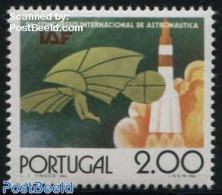 Portugal 1975 Space Association 1v, Phosphor, Mint NH, Transport - Space Exploration - Neufs