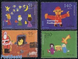 Portugal 1999 Christmas 4v, Mint NH, Nature - Religion - Cats - Christmas - Unused Stamps