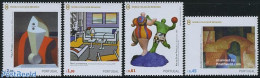 Portugal 2007 Berardo Museum, Paintings 4v, Mint NH, Art - Modern Art (1850-present) - Museums - Paintings - Unused Stamps