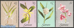 Samoa 1985 Orchids 4v, Mint NH, Nature - Flowers & Plants - Orchids - Samoa (Staat)