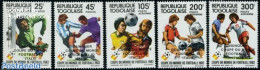 Togo 1983 World Cup Football Winners 5v (overprints), Mint NH, Sport - Football - Togo (1960-...)