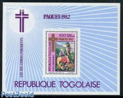 Togo 1982 Easter S/s, Mint NH, Religion - Religion - Togo (1960-...)