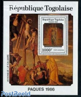 Togo 1986 Easter S/s, Mint NH, Religion - Religion - Art - Paintings - Togo (1960-...)