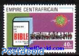 Central Africa 1977 Bible Week 1v, Mint NH, Religion - Religion - Books - Centrafricaine (République)