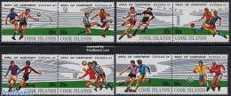 Cook Islands 1981 World Cup Football 4x2v [:], Mint NH, Sport - Football - Autres & Non Classés