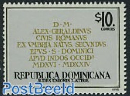 Dominican Republic 1998 Latin Union 1v, Mint NH, Science - Esperanto And Languages - Autres & Non Classés