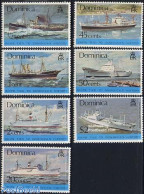 Dominica 1975 Ships 7v, Mint NH, Transport - Ships And Boats - Boten