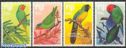 Fiji 1983 Parrots 4v, Mint NH, Nature - Birds - Parrots - Other & Unclassified