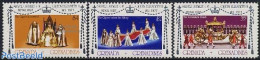 Grenada Grenadines 1977 Royal Visit 3v Perf. 11.25, Mint NH, History - Kings & Queens (Royalty) - Royalties, Royals