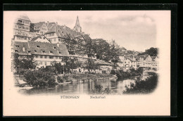 AK Tübingen, Neckarbad Mit Häusern  - Tuebingen