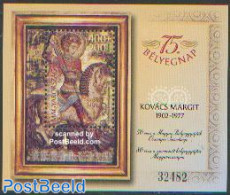 Hungary 2002 Stamp Day S/s, Mint NH, Nature - Horses - Stamp Day - Art - Paintings - Neufs