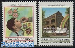 Iran/Persia 1997 Definitives 2v, Mint NH, Health - Health - Art - Printing - Iran