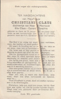 Gent, Christiane Claus, Taveirne - Devotieprenten