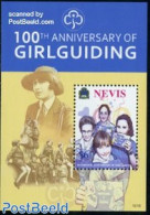 Nevis 2010 100th Ann. Of Girlguiding S/S, Mint NH, Sport - Scouting - St.Kitts-et-Nevis ( 1983-...)